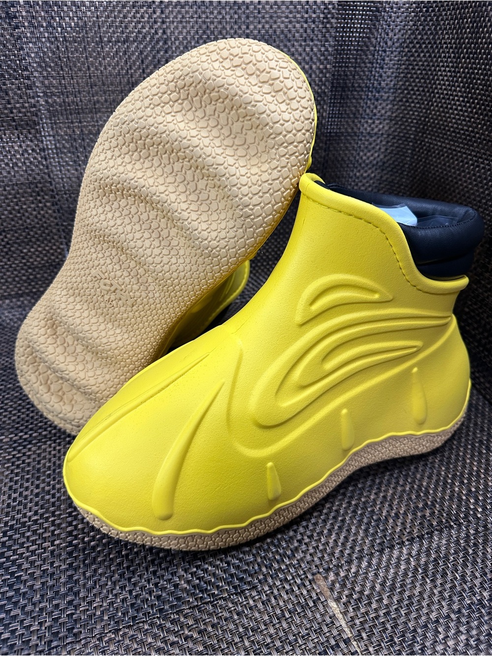FCTRY Lab x NLE Choppa Duck Boot Yellow Size 12 NEW